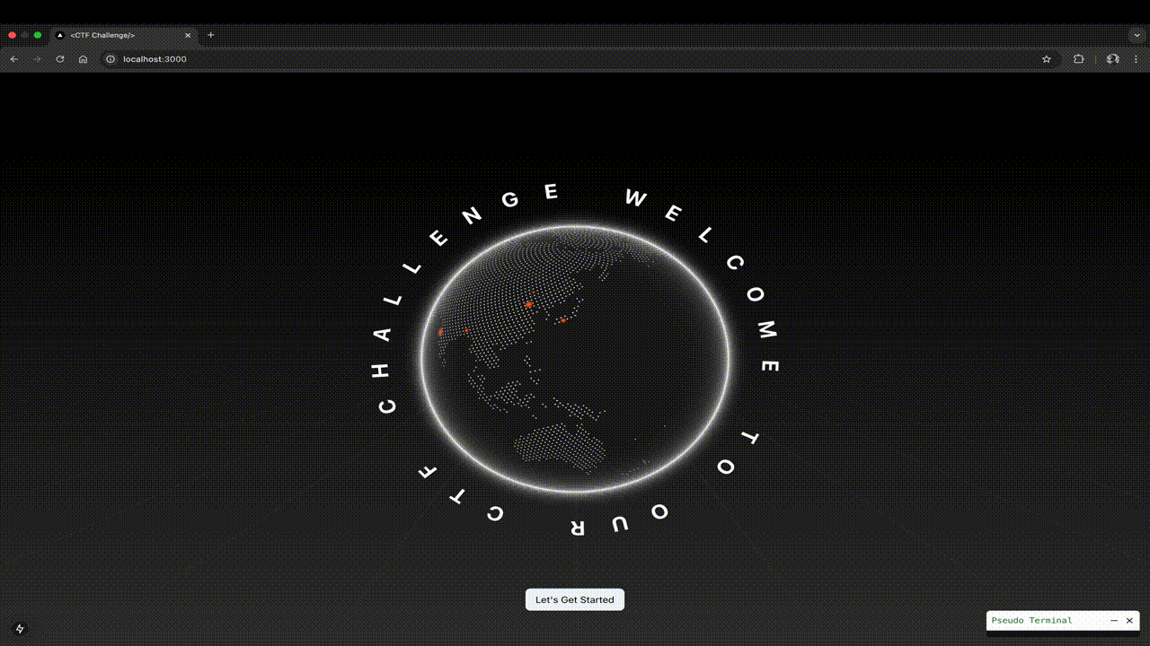 CTF Challenge Main page